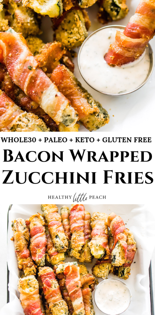 Keto Bacon Wrapped Zucchini Fries -   18 healthy recipes Wraps appetizers ideas