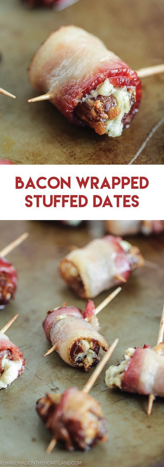 Bacon Wrapped Stuffed Dates -   18 healthy recipes Wraps appetizers ideas