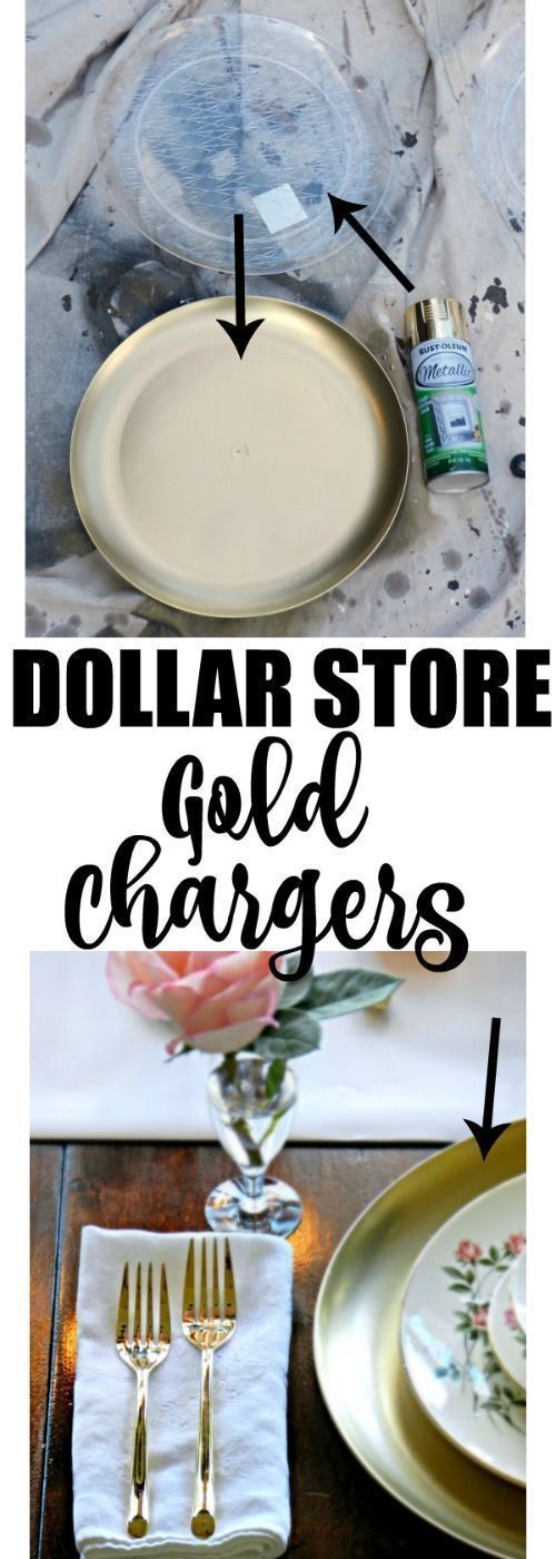 18 wedding DIY gold ideas