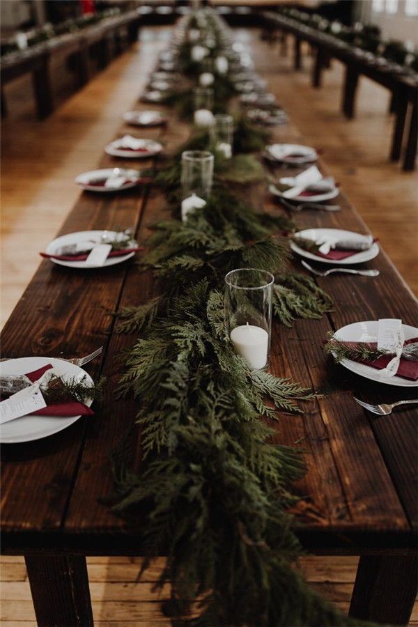 33 Vintage Wedding Table Decoration Ideas to Love -   18 winter wedding DIY ideas