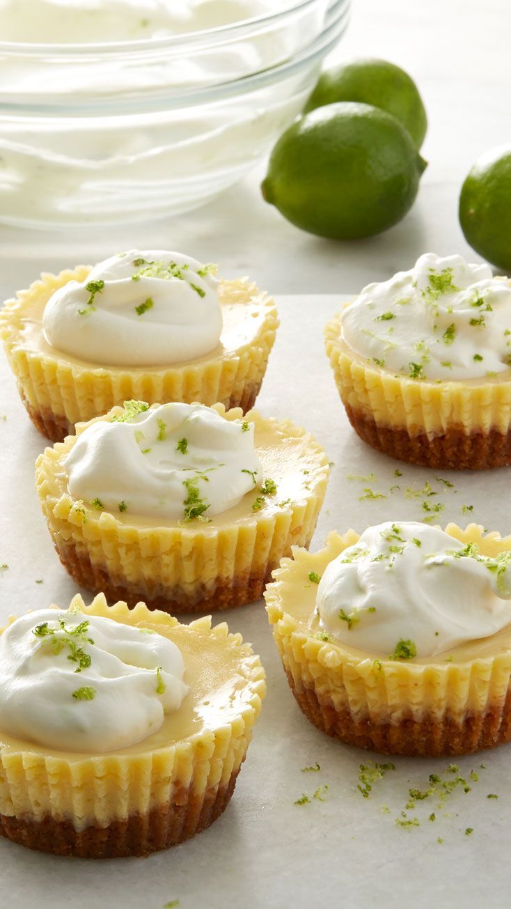 Muffin-Tin Key Lime Pies -   19 desserts Bite Size key lime ideas