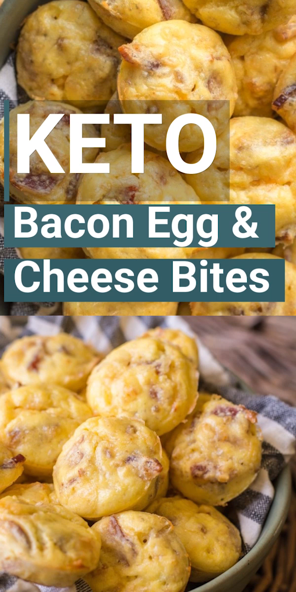 Keto Bacon Egg and Cheese Bites -   19 diet Breakfast foods ideas