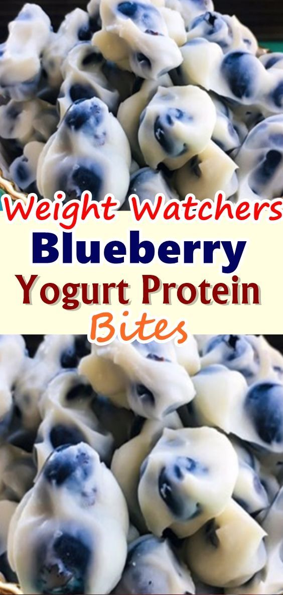 Blueberry Yogurt Protein Bites -   19 diet Breakfast foods ideas