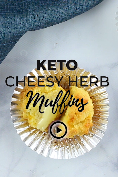 Keto Cheesy Herb Muffins - Low Carb -   19 diet Breakfast foods ideas