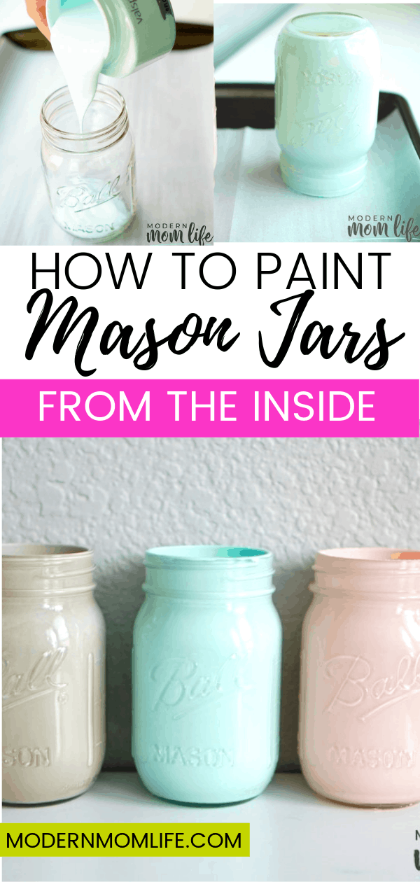 How to Paint Mason Jars from the Inside -   19 diy projects Wedding mason jars ideas