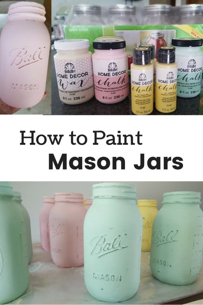 How to Paint Mason Jars -   19 diy projects Wedding mason jars ideas