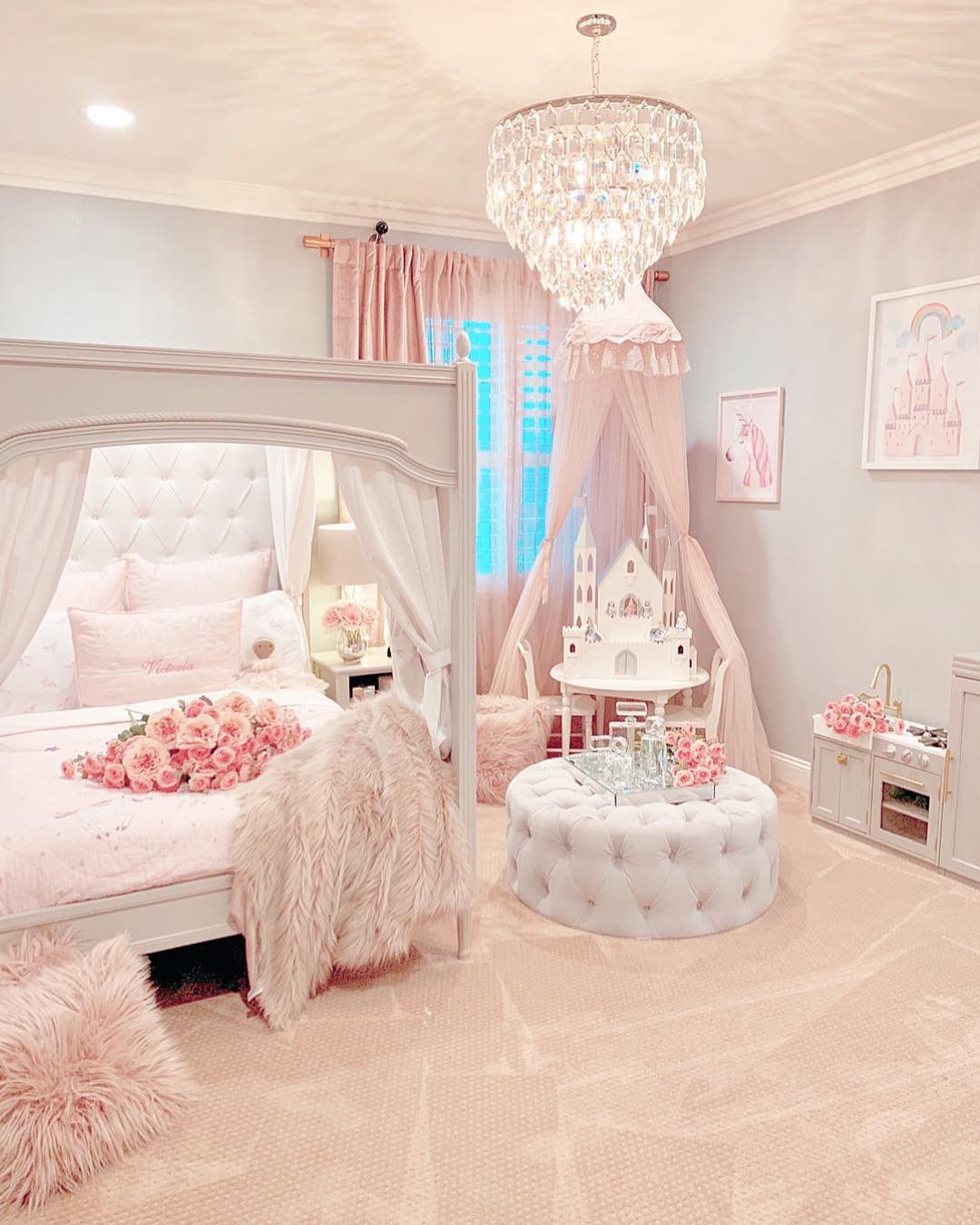 Gorgeous beautiful princess room -   19 room decor Colorful wall ideas