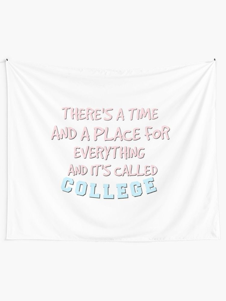 'College Tapestry ' Wall Tapestry by Kayla Marie -   19 room decor Colorful wall ideas