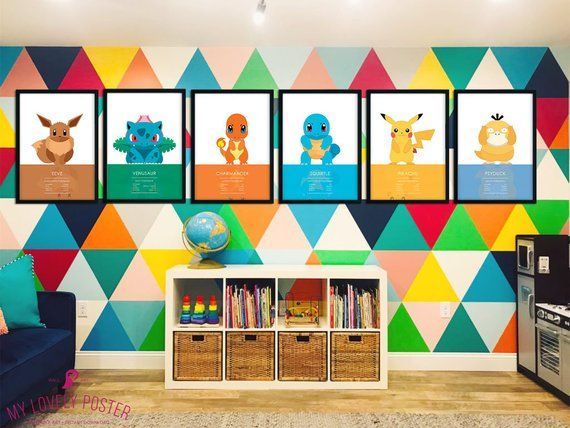 19 room decor Colorful wall ideas