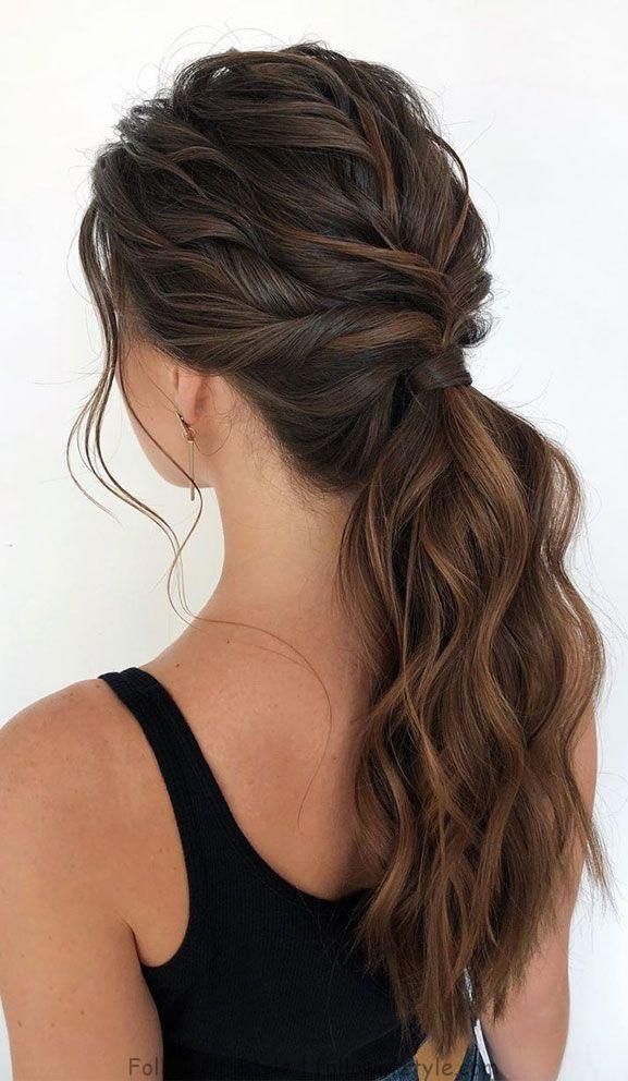 53 Best Ponytail Hairstyles { Low and High Ponytails } To Inspire -   4 hairstyles Fancy coiffures ideas