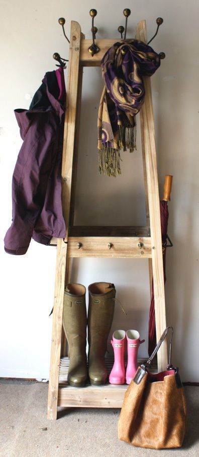 18 Diy Rustic Coat Rack Ideas -   7 DIY Clothes Rack rustic ideas