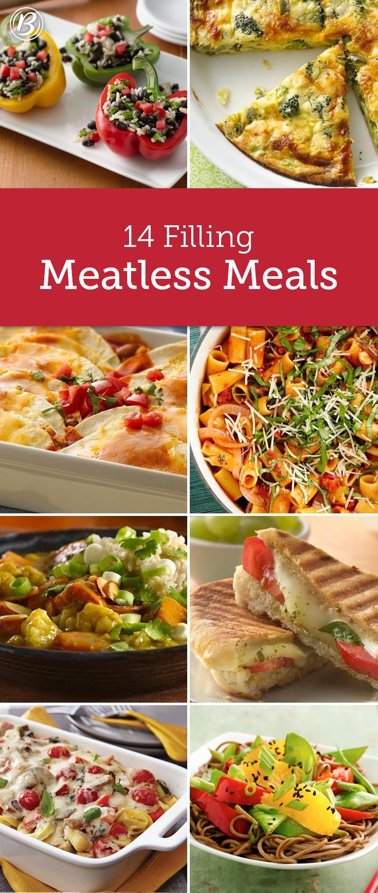 14 Filling Meals Made Without Meat -   7 no meat diet Meals ideas