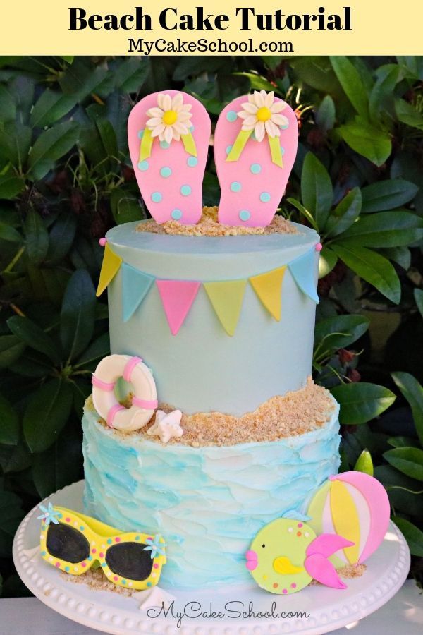 8 beach cake For Kids ideas