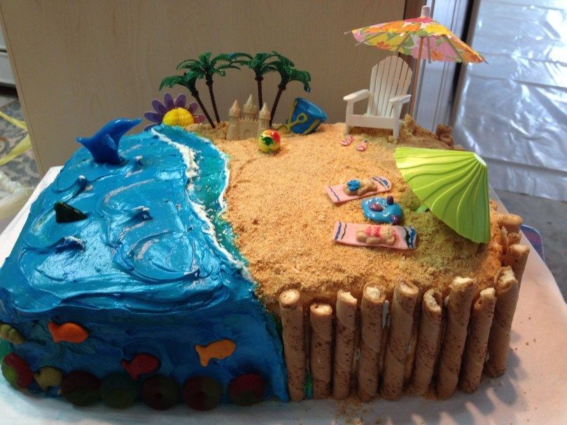 8 beach cake For Kids ideas