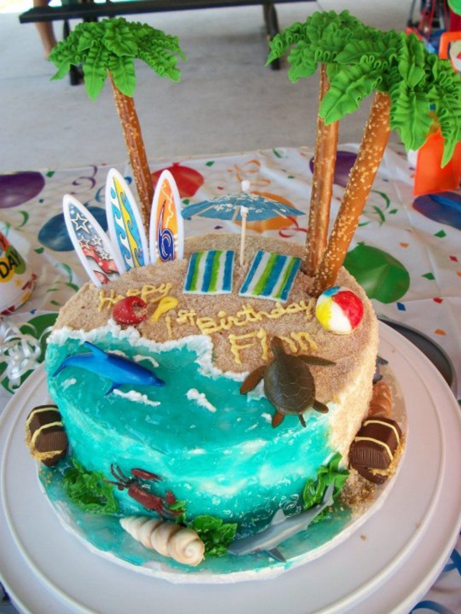 8 beach cake For Kids ideas