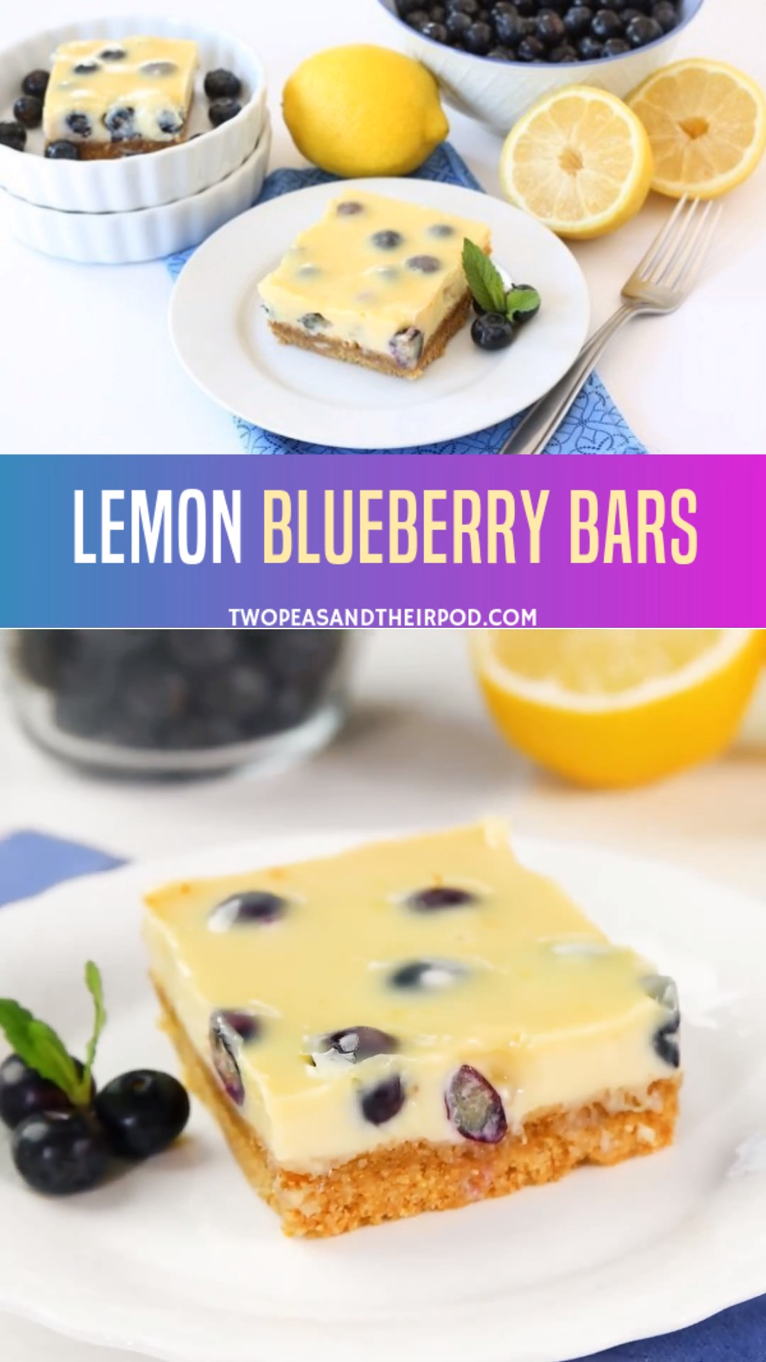 Lemon Blueberry Bars -   8 cake Blueberry graham crackers ideas