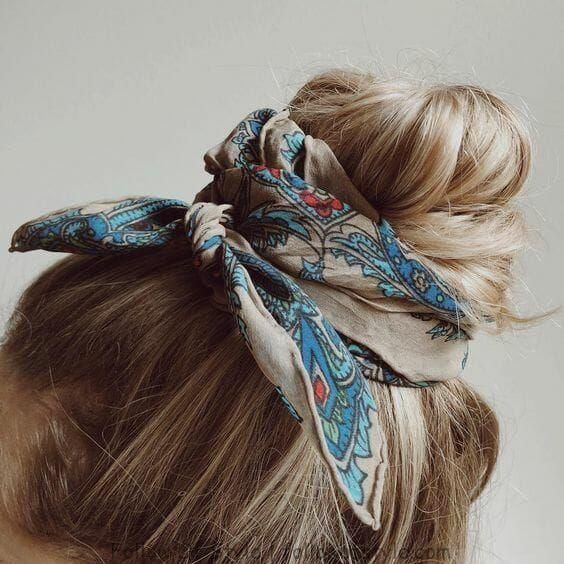 Head Scarf, Bandana and Bow Hairstyle -   Style & Beauty