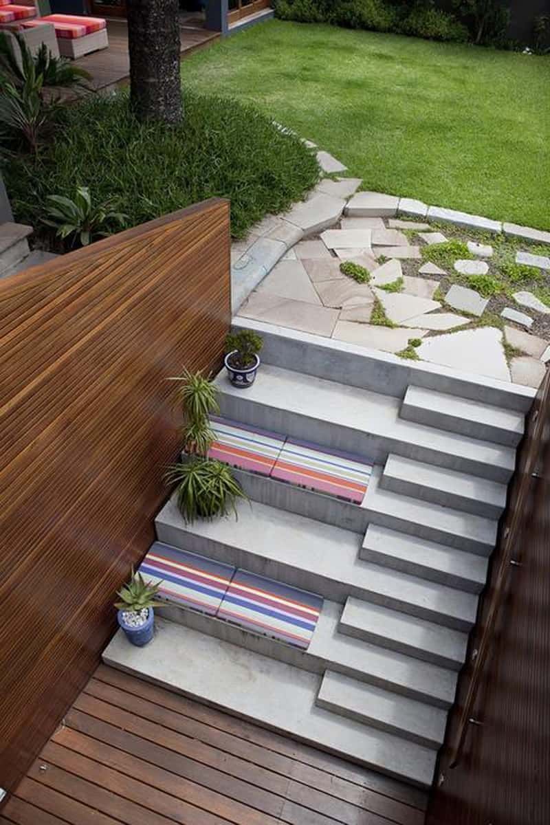 9 garden design Wide stairs ideas