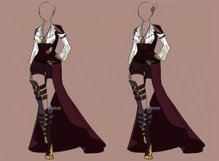 16 Best Ideas For Dress Fashion Drawing Character Design -   10 dress Designs anime ideas