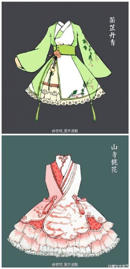 10 dress Designs anime ideas