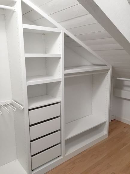 Super Closet Designs Ideas Sloped Ceiling Ideas -   10 dress Room sloped ceiling ideas