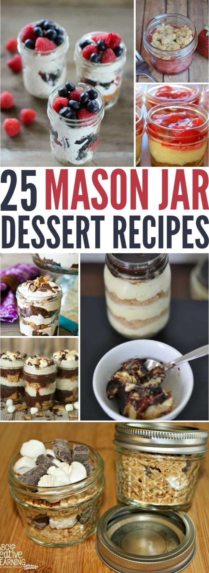 11 desserts Fun mason jars ideas