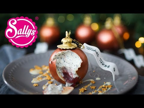 Weihnachtskugel Dessert mit Mousse / Christmas Ball Chocolate Dessert / Sallys Welt -   11 desserts Weihnachten kugel ideas