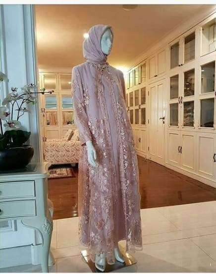 Dress brokat muslimah hijab fashion 53+ ideas for 2019 -   11 dress Brokat models ideas