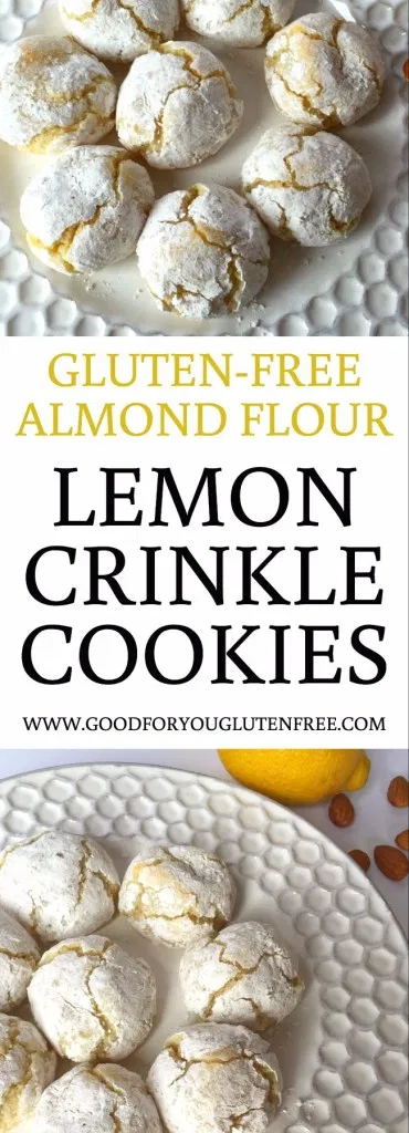 Gluten-Free Lemon Crinkle Cookies -   11 gluten free cake Cookies ideas