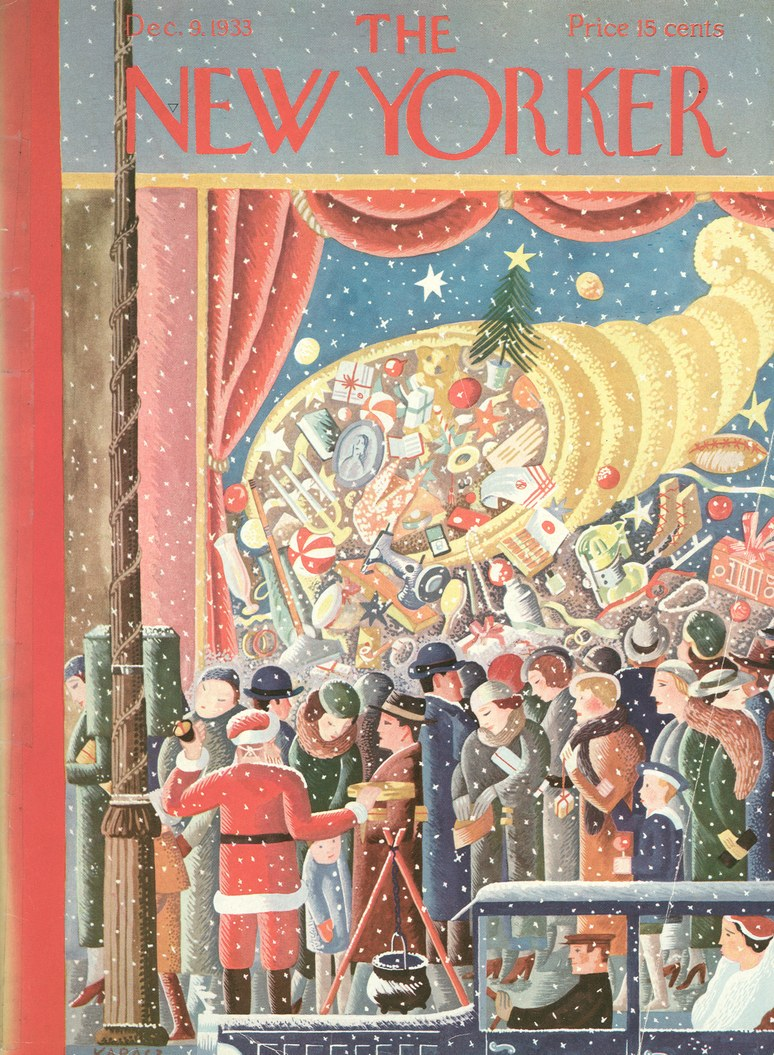 New Yorker Christmas Covers, Then and Now -   11 holiday Illustration the new yorker ideas