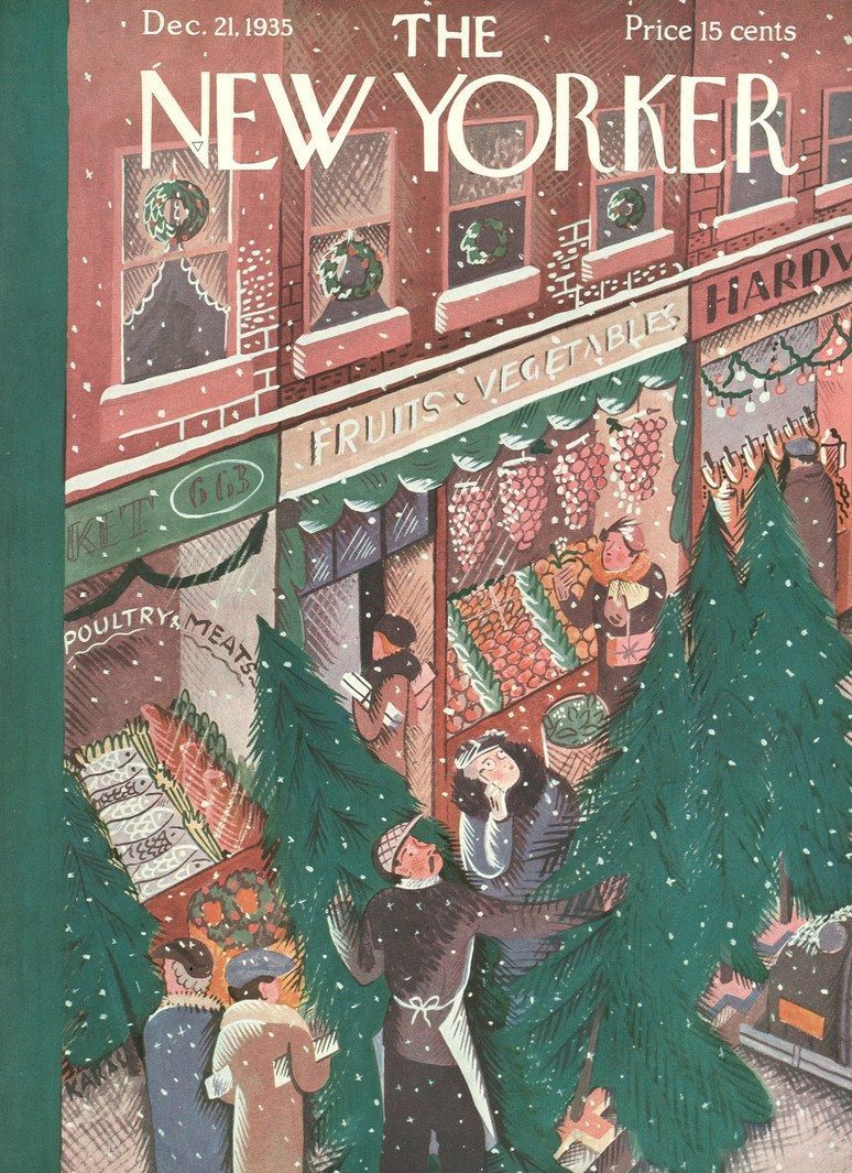 Georgeous Vintage Fur Coats -   11 holiday Illustration the new yorker ideas