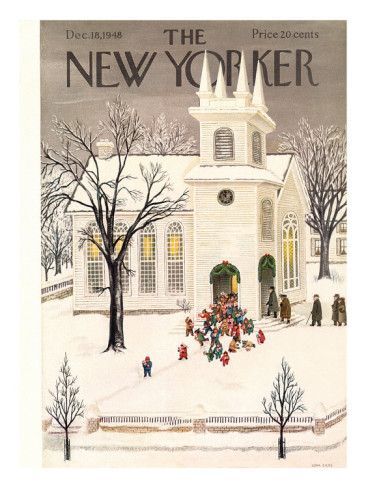 New Yorker December 18, 1948 by Edna Eicke -   11 holiday Illustration the new yorker ideas