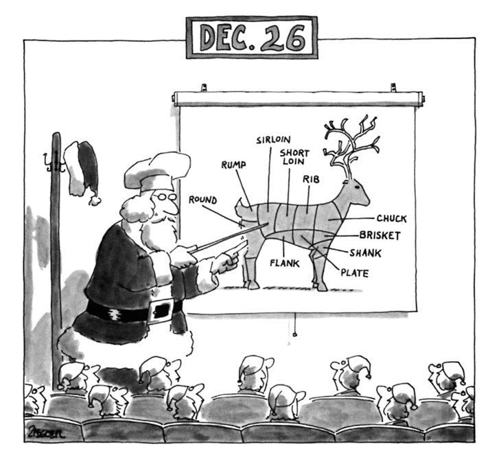 New Yorker Cartoons for the Holidays -   11 holiday Illustration the new yorker ideas