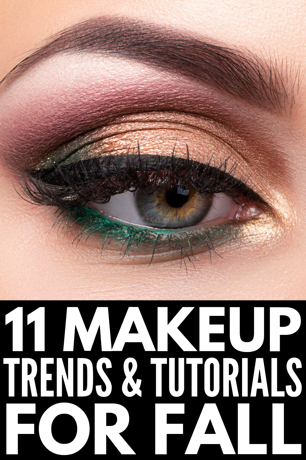 11 makeup Fall winged eyeliner ideas