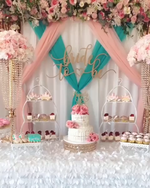 Bridal Shower Dessert Table -   11 princess desserts Table ideas