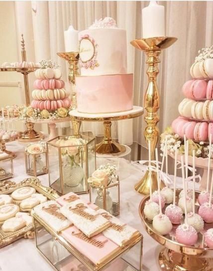 11 princess desserts Table ideas