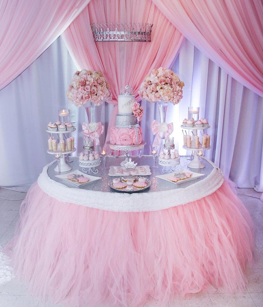 11 princess desserts Table ideas