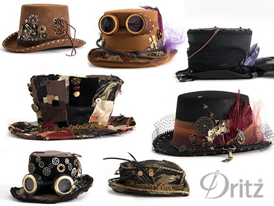 Cosplay Inspiration: DIY Steampunk Hats -   12 DIY Clothes Punk fun ideas