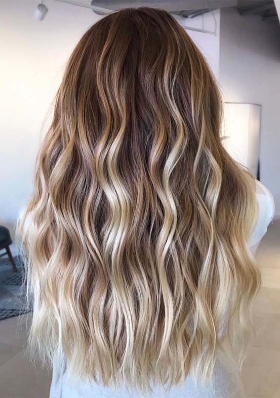 Gorgeous Beach Waves Hair Looks with Balayage Highlights in 2019 | Absurd Styles -   12 hair Beach night ideas