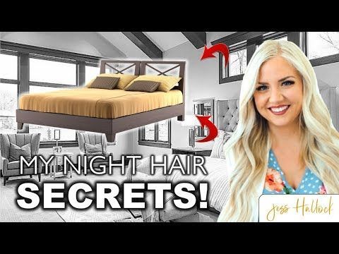 How to Do Your Hair For Bed || Beach Waves For Days! || Full Night Hair Routine || Jess Hallock -   12 hair Beach night ideas