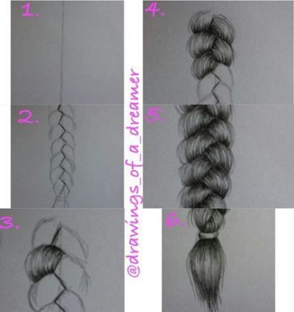 21 Trendy hair drawing step by step sketch -   12 hair Drawing step by step ideas