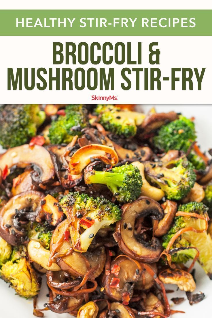 Broccoli and Mushroom Stir-Fry | Healthy Stir-Fry Recipes -   12 healthy recipes Cheap stir fry ideas