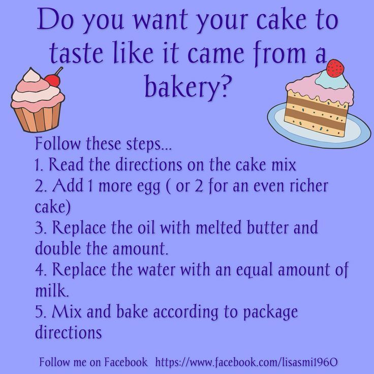 How To Make A Cake Taste Like A Bakery Cake! -   12 improve cake Mix ideas