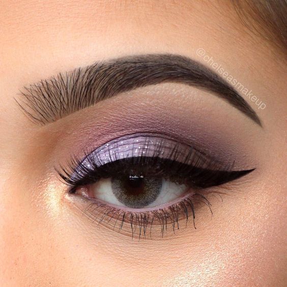 Sombra tom lil?s e roxo -   12 spring makeup For Brown Eyes ideas