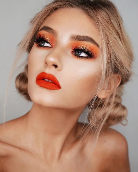 46 Amazing Party Makeup Looks to Try this Holiday Season -   12 spring makeup For Brown Eyes ideas