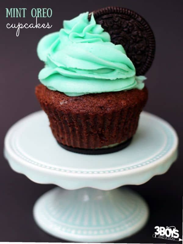Chocolate Mint Oreo Cupcake Recipe -   12 types of cake Flavors ideas