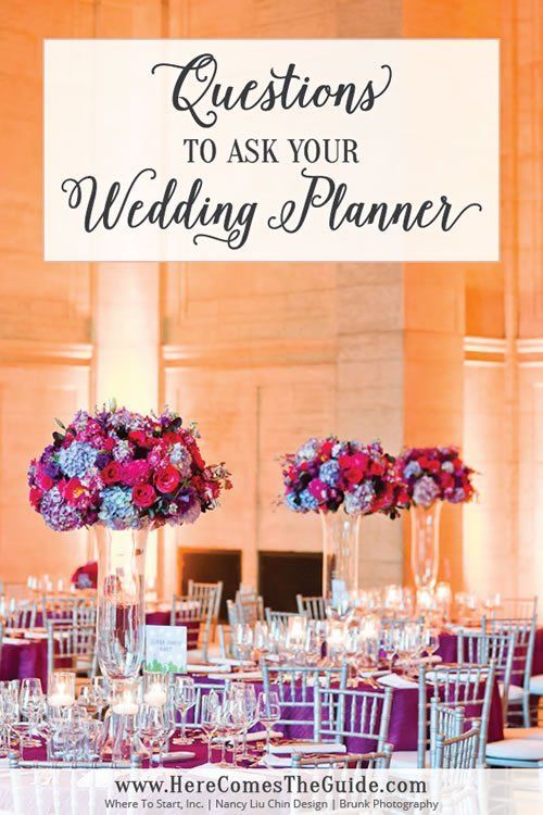 Wedding Planner Checklist -   12 wedding Planner questions ideas
