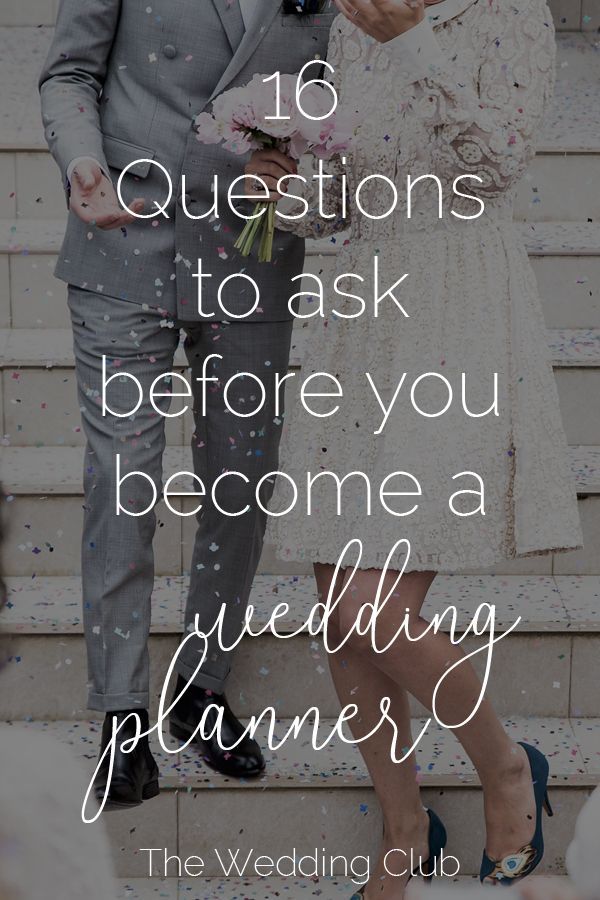 16 Questions for future wedding planners -   12 wedding Planner questions ideas