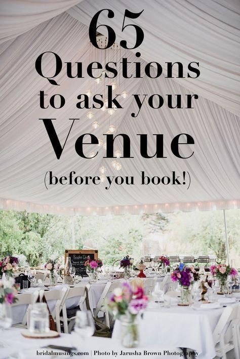 65 Questions to Ask Your Wedding Venue -   12 wedding Planner questions ideas