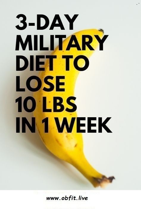 3-Day Military Diet Plan to Lose 10 Pounds in a Week -   13 diet Military 10 pounds ideas